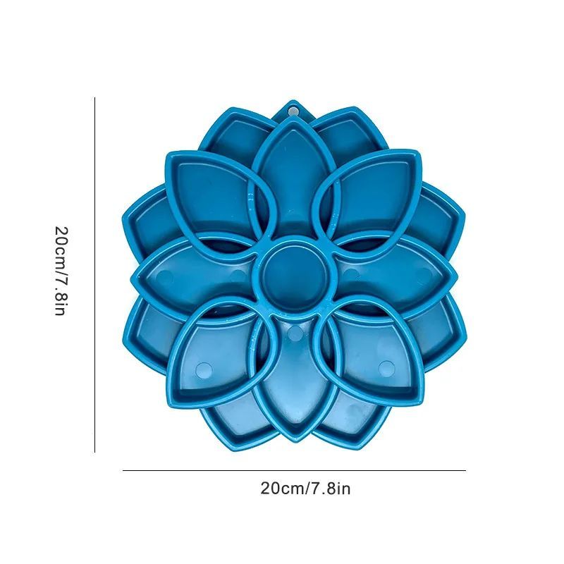 Popular Spot Pet Slow Food Tray Easy To Clean Energy-consuming Hard And Bite-resistant Cat And Dog Licking Tray Feeding Mat
